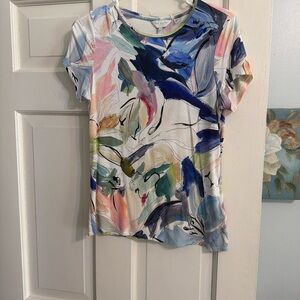 Abstract Floral Print juniors Top by Ted Baker London. Size 3